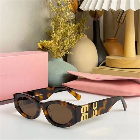 dhgate miu miu sunglasses|Designer Unisex Miuity Miu Letter Design Sunglasses, UV400.